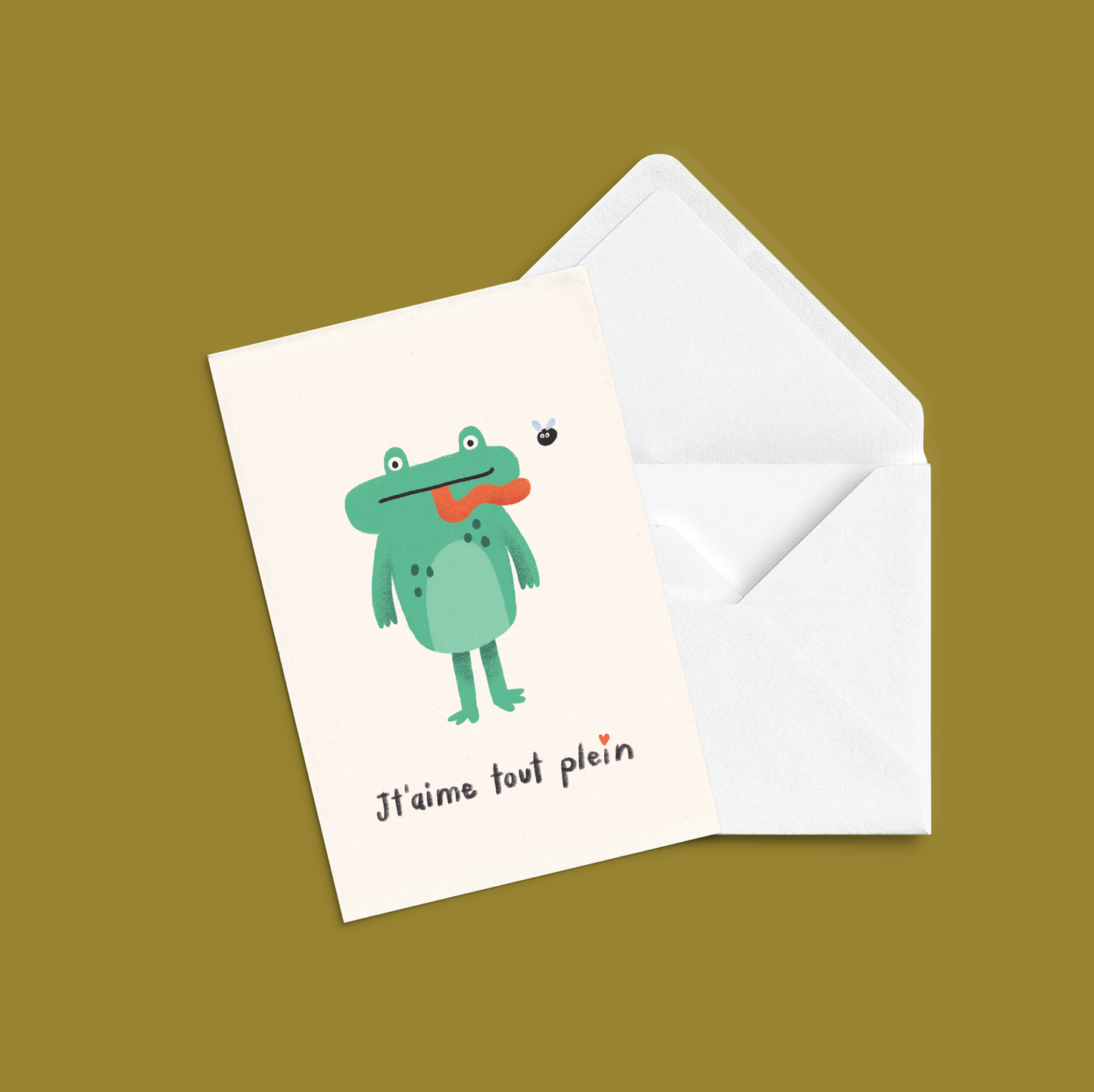Carte de souhait 'Jt'aime tout plein'